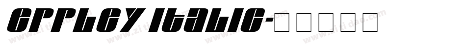 Eppley Italic字体转换
